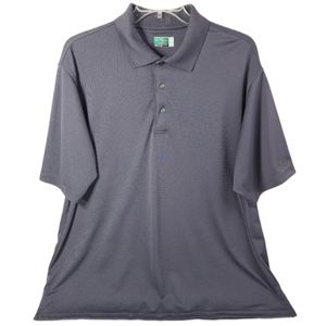 Ben‎ Hogan Men's Golf Grey Collard Shirt 2X 100% Polyester